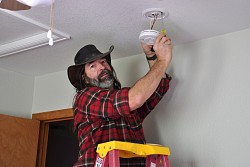 It's a good idea to install smoke detectors this time of year. Photo: KMS Woodworks