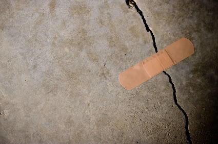 concrete temporary fix