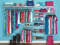 The Rubbermaid Home Free Series Closet Kit (Photo by Rubbermaid Products/Flickr)