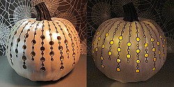 Painted pumpkin by FryKitty via Flickr
