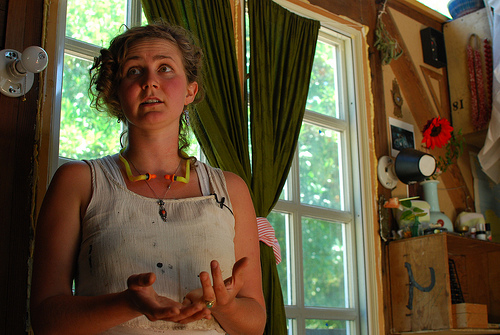 Tiny house, big heart. jenine a. in her tiny house in Healdsburg, California. Photo: Nicolás Boullosa/Flickr