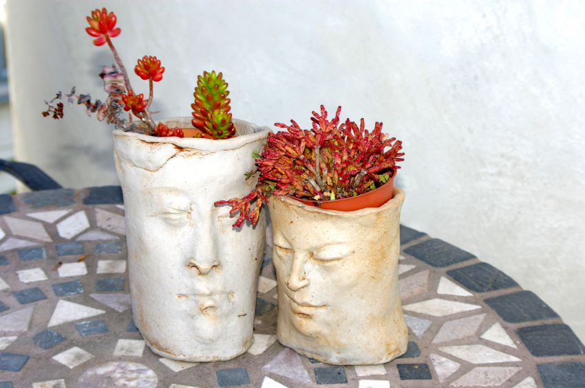 Photo of vases with faces by LynGianni/istockphoto.com