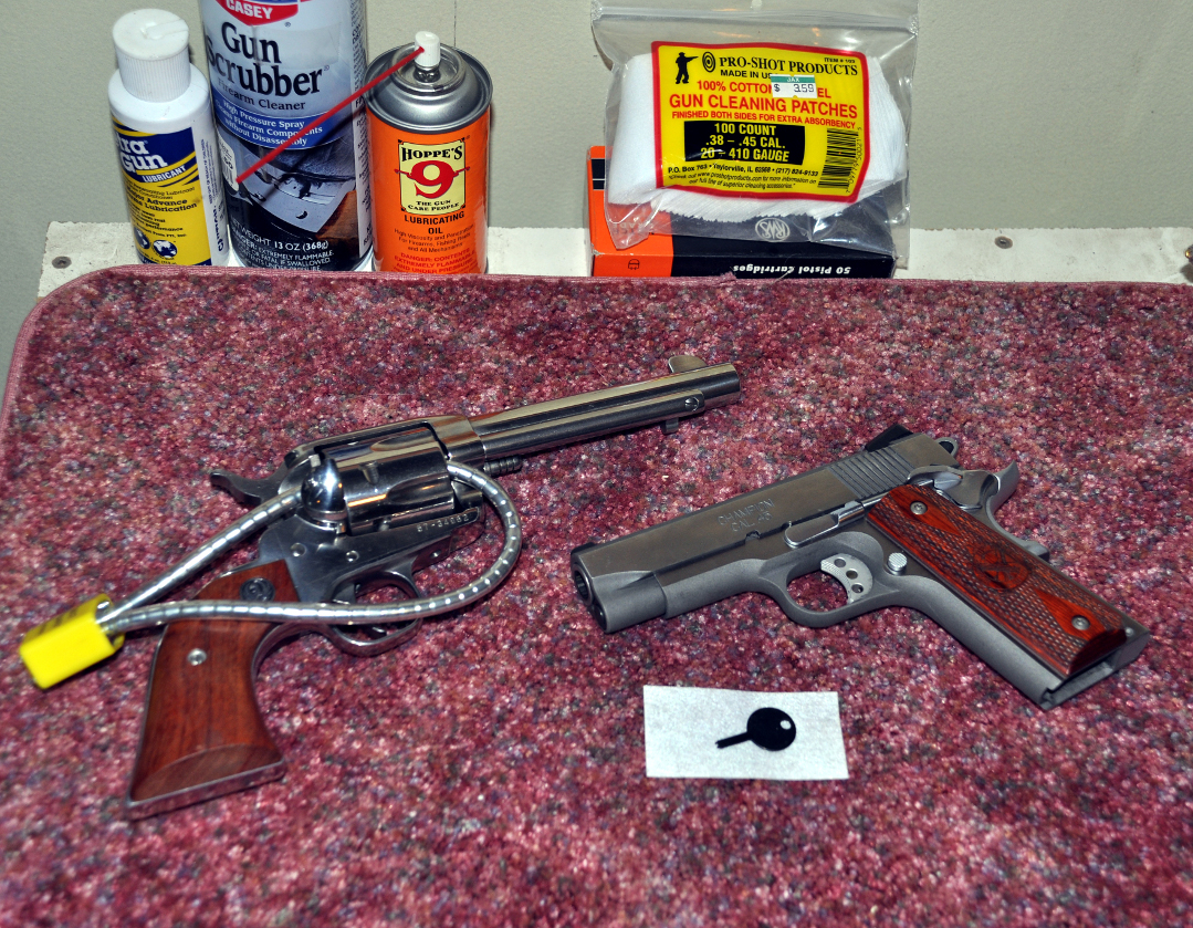 My safe guns.  -- Kevin