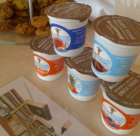 Fresh, locally-made yogurt (if you're from Atlanta) comes with a bonus: a container you can keep! (Photo: atl10trader/Flickr)
