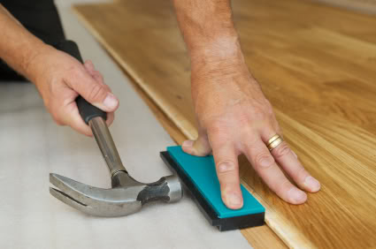 wood floor installation