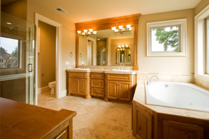 Bathroom with separate toilet Bathroom with separate toilet