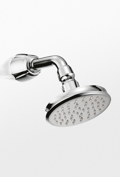 Toto Guinevere High Efficiency Shower Head via totousa.com.