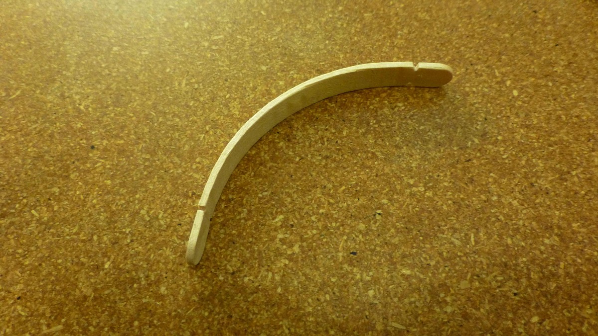 Here is my bent Popsicle stick bow. Not bad.
