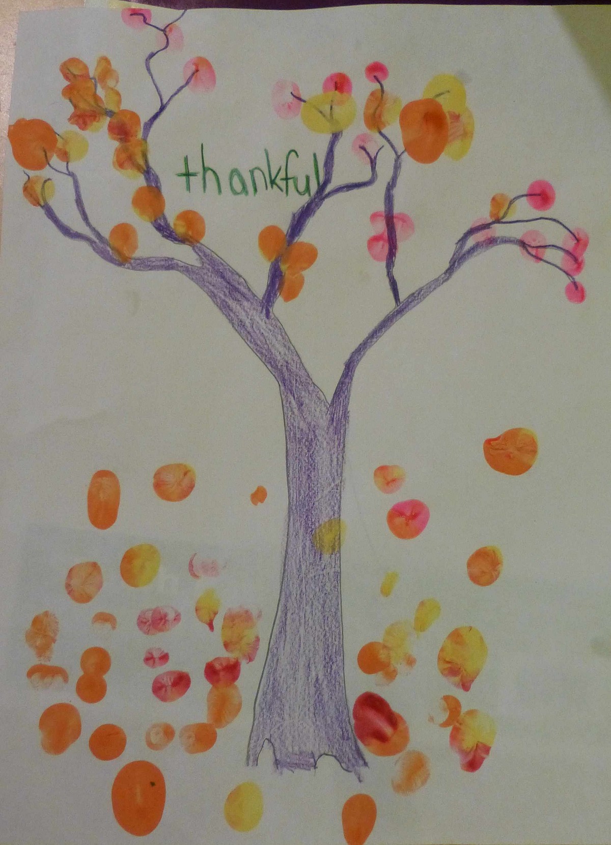 This is our vision of the Thankful Thumbprint Tree.