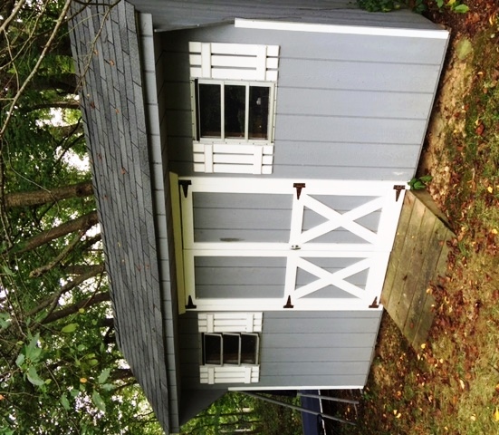 2nd shed roof installation