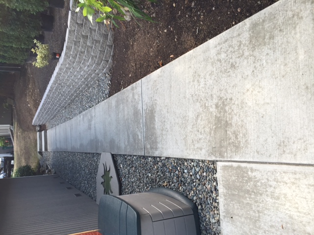 AFTER Great-looking concrete sidewalk