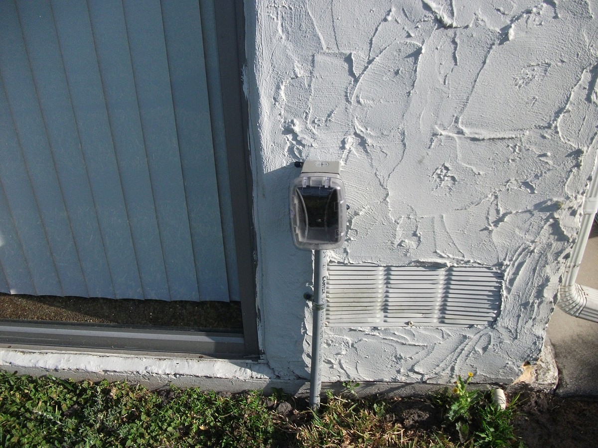GFCI outlet instal for our shed