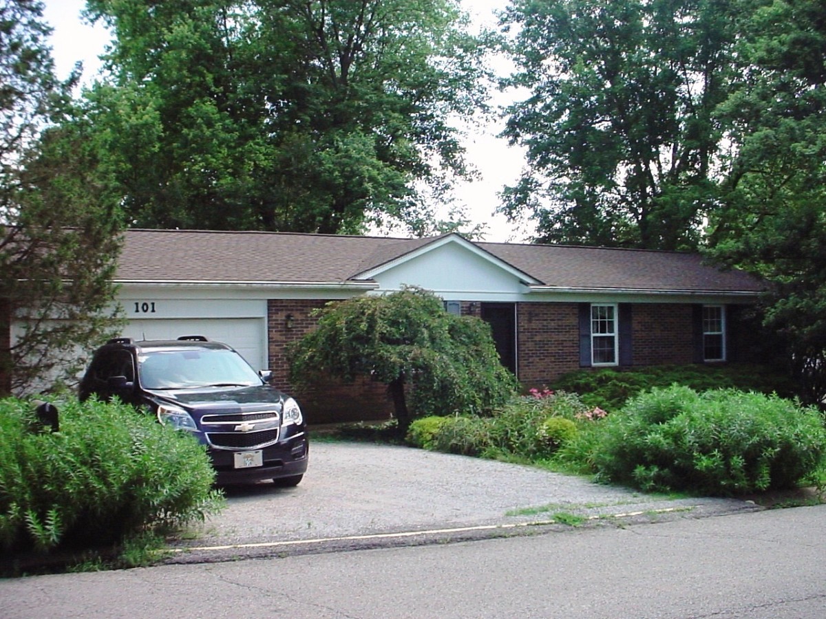 Front view of new roof