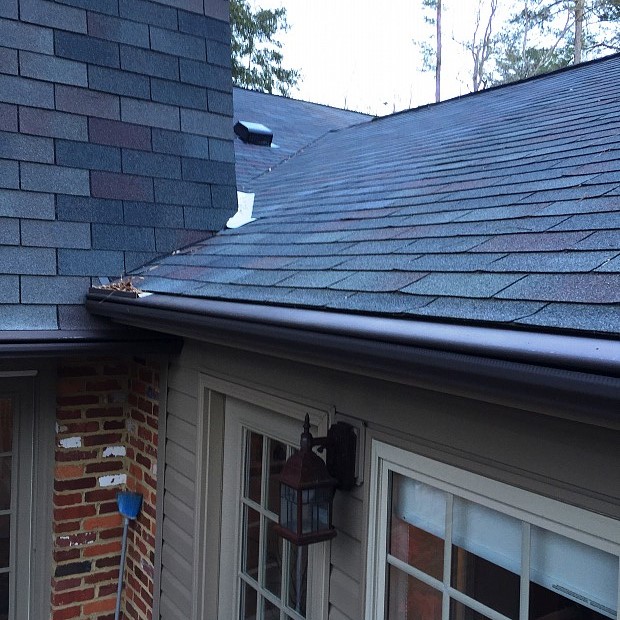 Roof valley successfully patched