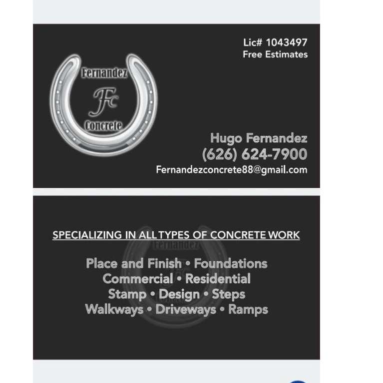 Fernandez Concrete La Puente, CA, 91746 | Networx